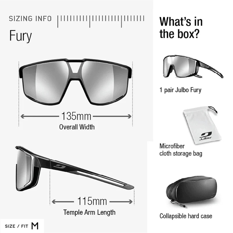 Julbo Fury Mint/Grey Clear/Rose With REACTIV 1-3 Light Amplifier Lens