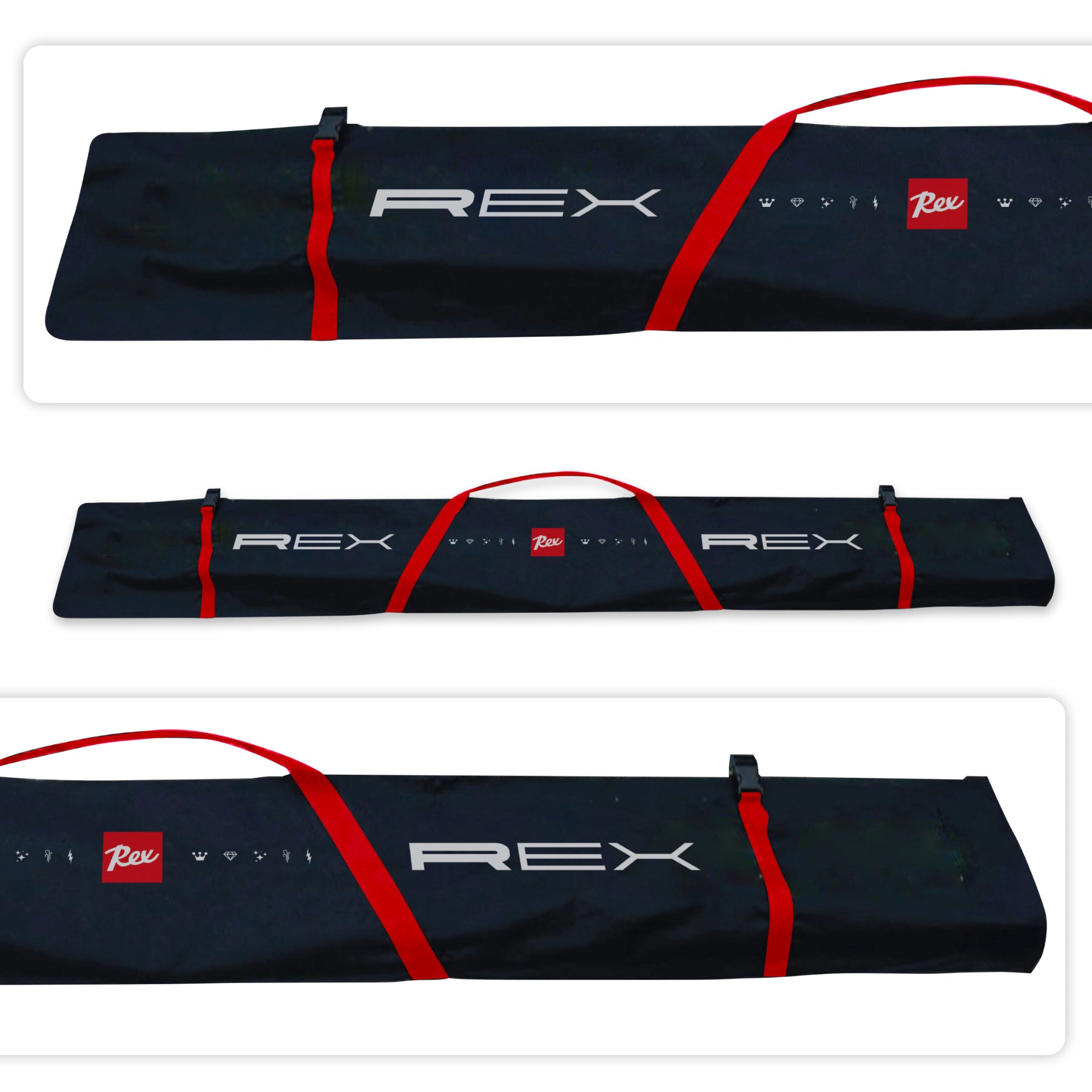 Rex 4 Pair Ski Bag