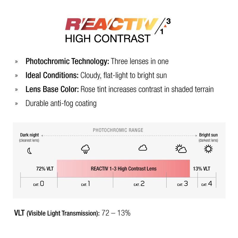 Julbo Density Black/Black With REACTIV 1-3 High Contrast Lens
