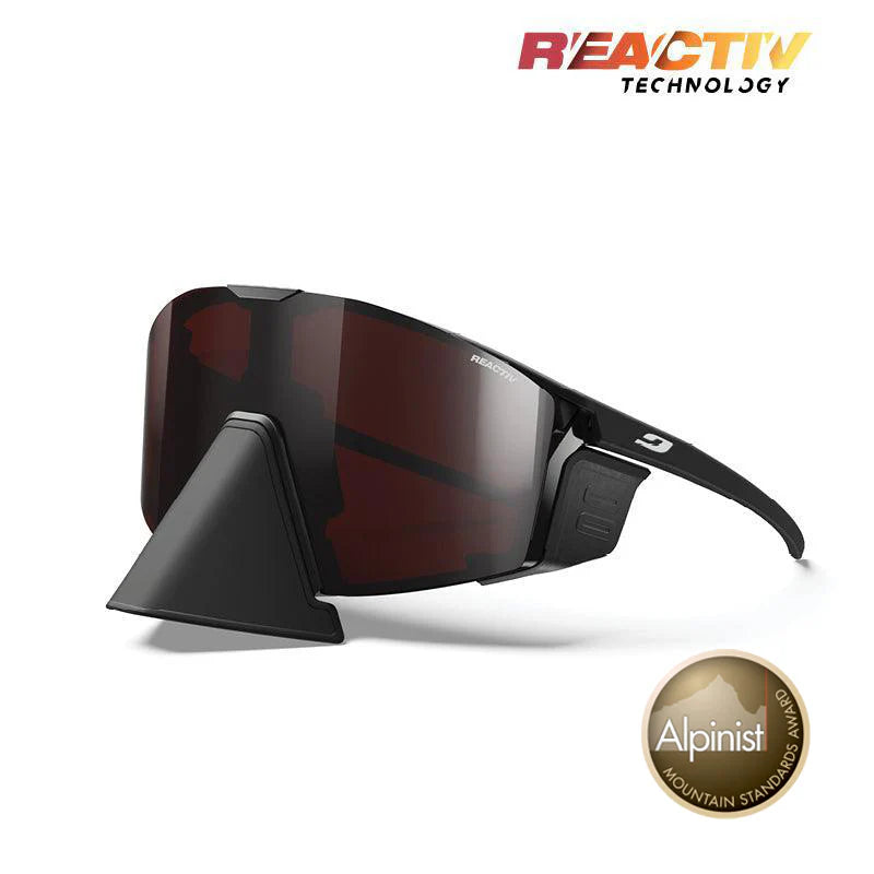 Julbo Edge Cover Black/Black With REACTIV 0-4 High Contrast Lens