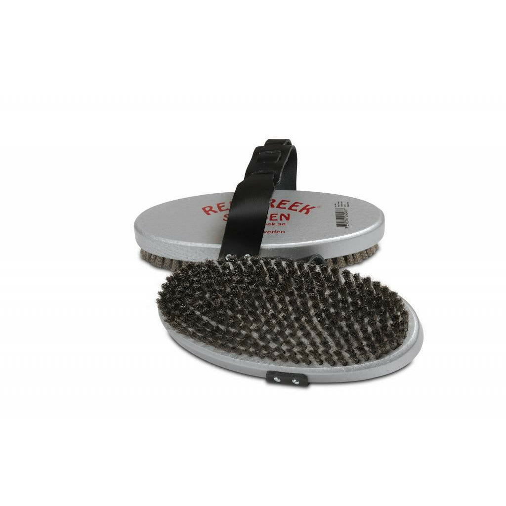 Red Creek Oval Steel Fine Straight Brush - Pioneer Midwest