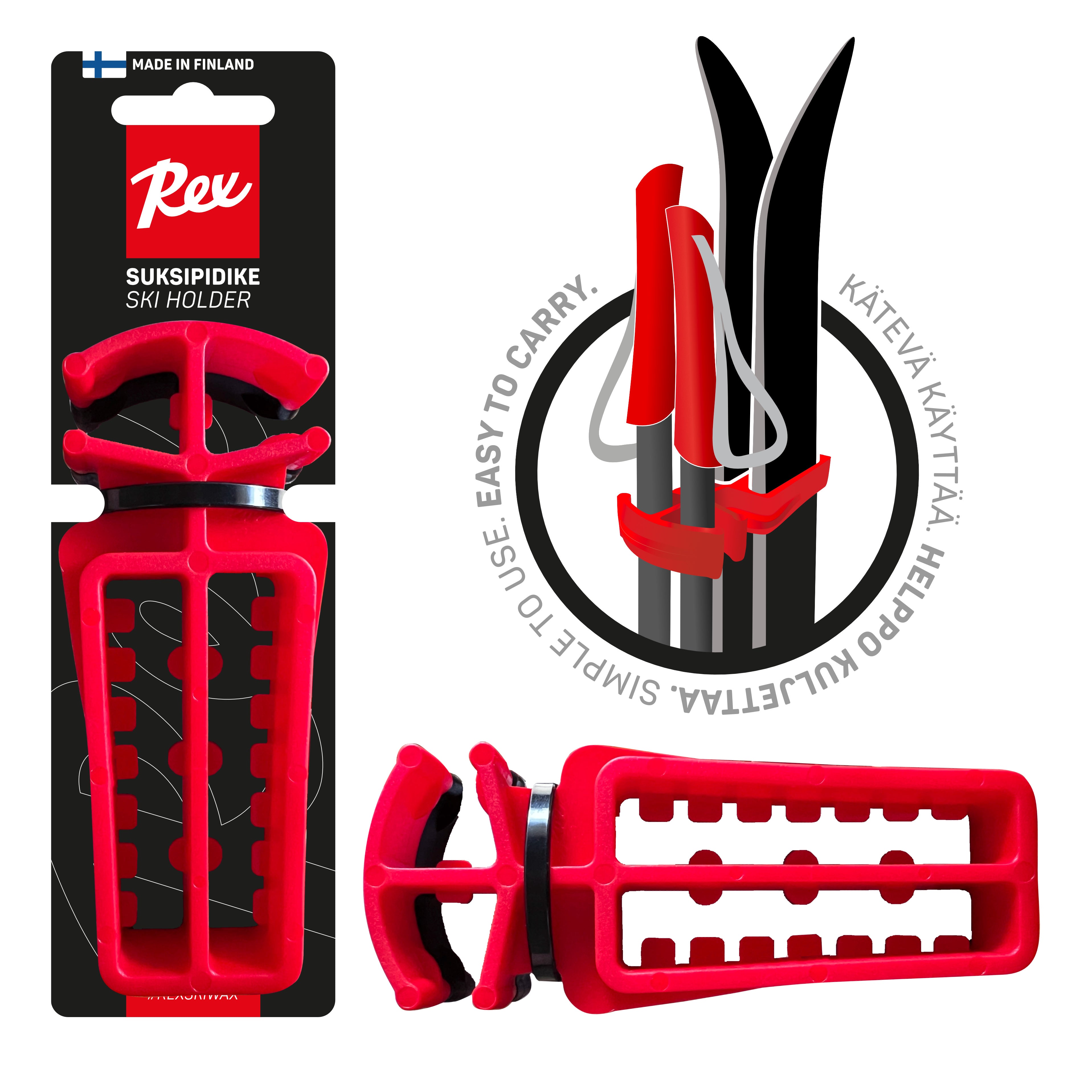 Rex Pole and Ski Holder