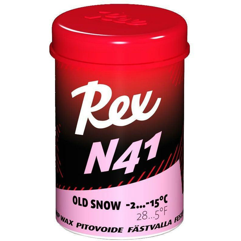 Rex N41 Pink Old Snow Kick Wax 45g - Pioneer Midwest