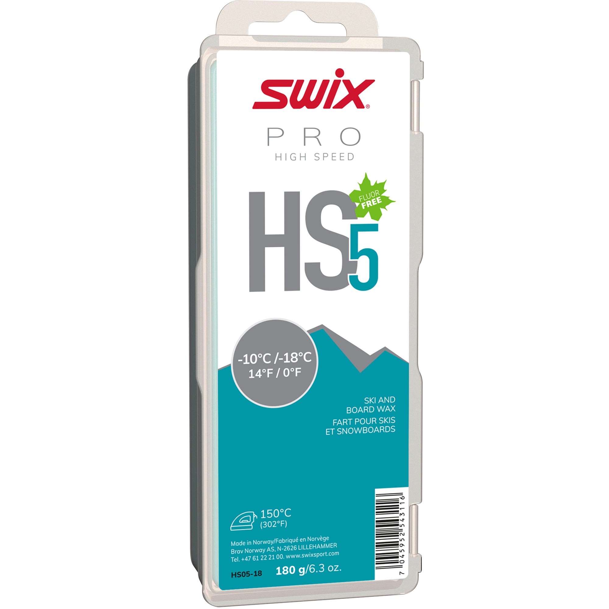 Swix Pro HS5 Turquoise 180g