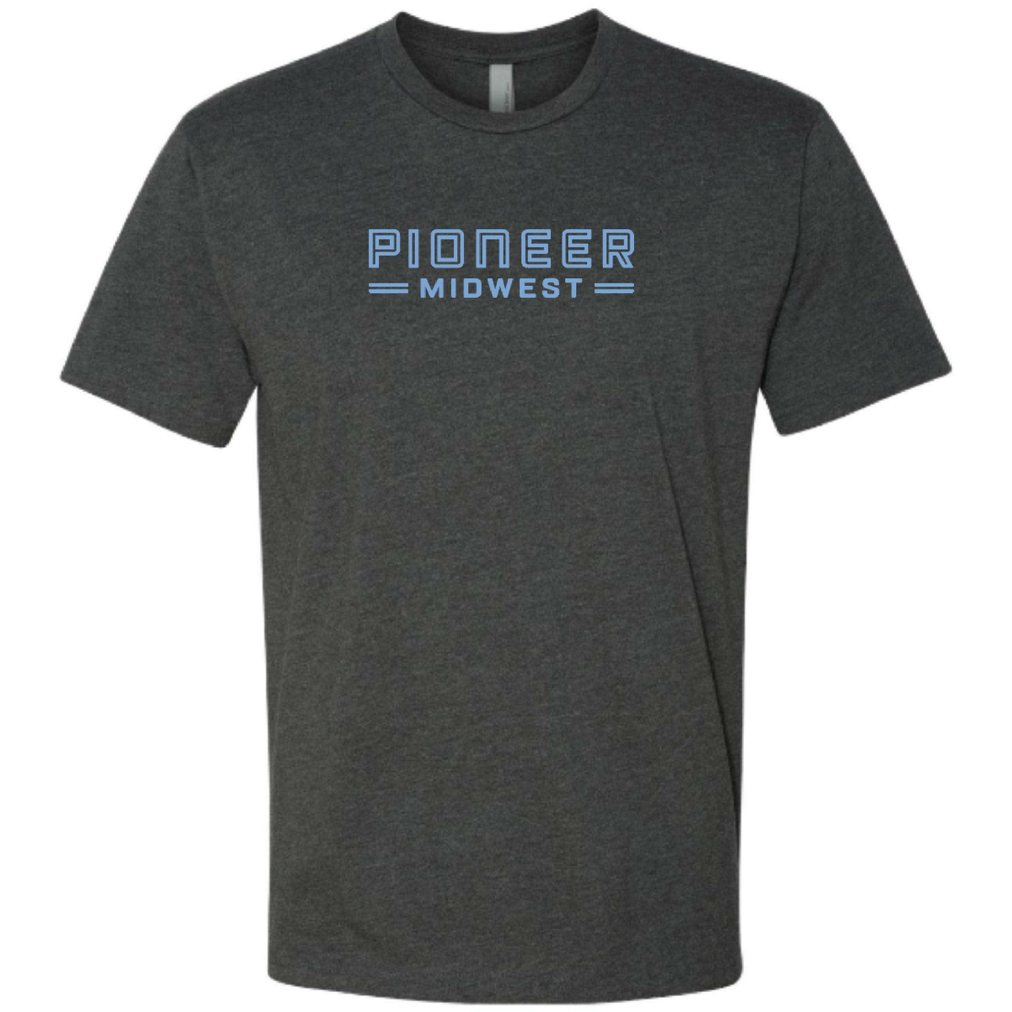 Pioneer Midwest Men's T-Shirt Gray - Pioneer Midwest