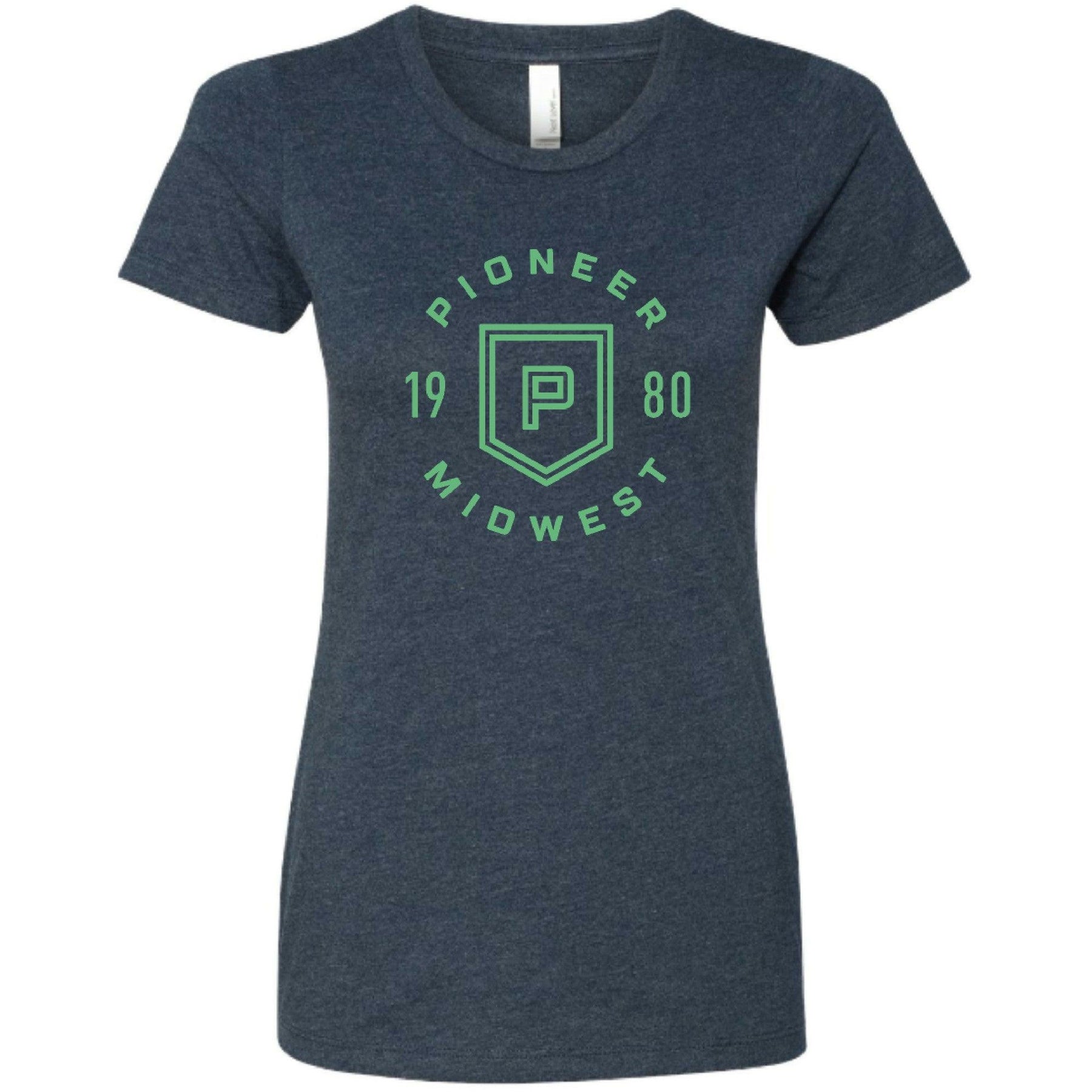 Pioneer Midwest Women's T-Shirt Navy - Pioneer Midwest